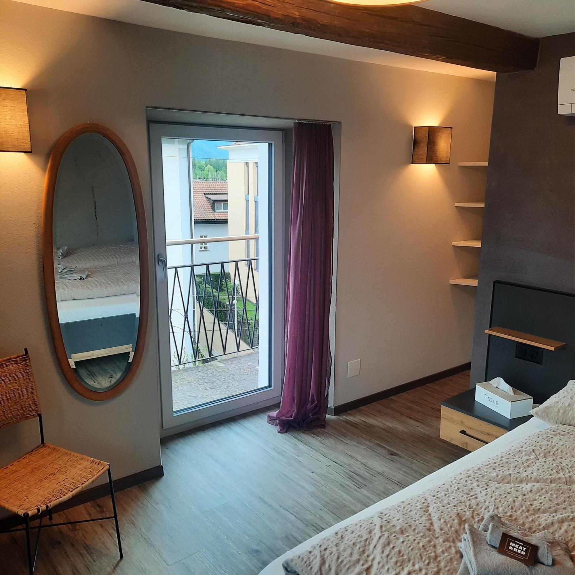Stalder Meat & Bed Bed & Breakfast Muralto Eksteriør bilde
